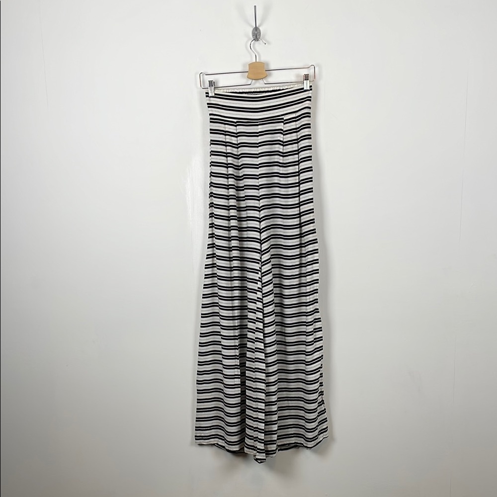 Otis & Maclain Striped Black and White Palazzo Free People Florence Women S Pant